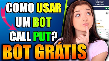 ✅ DERIV BOT - AULA 01 - DINHEIRO CERTO COM BOT CALL PUT 2020