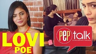 Lovi Poe on PEPtalk. What she told boyfriend Rocco on his kissing scene with Heart