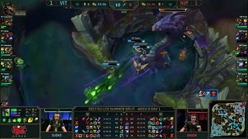VIT (Nukeduck Corki) vs NIP (Nagne Galio) Game 3 Highlights - EULCS W6D1
