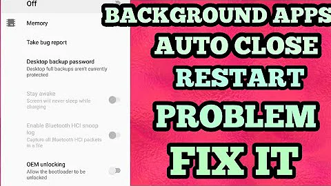 AUTO BACKGROUND APPS CLOSE RECENT APPS AUTO RESTART PROBLEM SOLVED FIX IT RECENTS APP AUTO CLOSE PRO