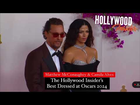 Matthew Mcconaughey x Camila Alves Mcconaughey Oscars Best Dressed