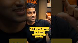 1 lakh se 1 crore kaise bnayen advice by Raj samani, podcast