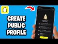 How to Make Public Profile on Snapchat - Fastest Guide