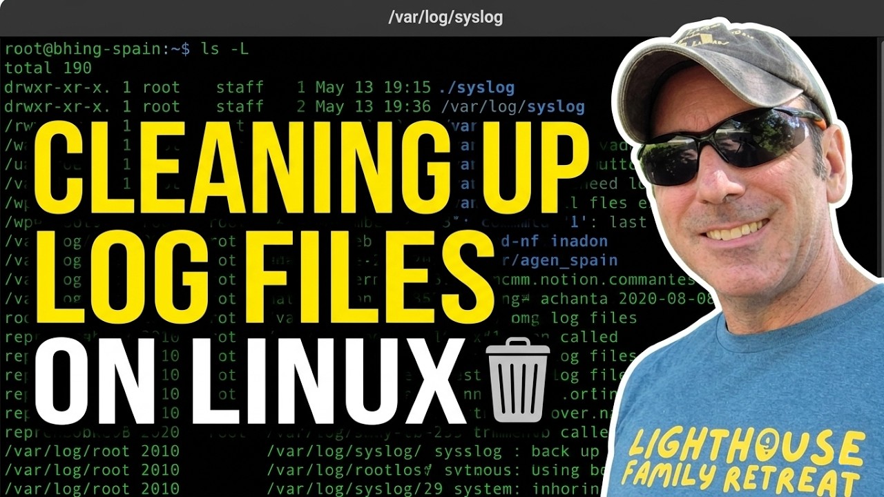 Thumbnail for Cleaning Up Log Files on Linux