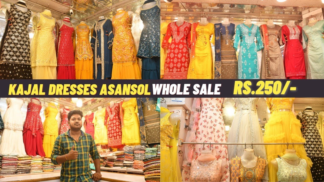 Kajal Dresses Whole Sale Ladies Garments Crop Top Kurti Plazo T P Market Asansol