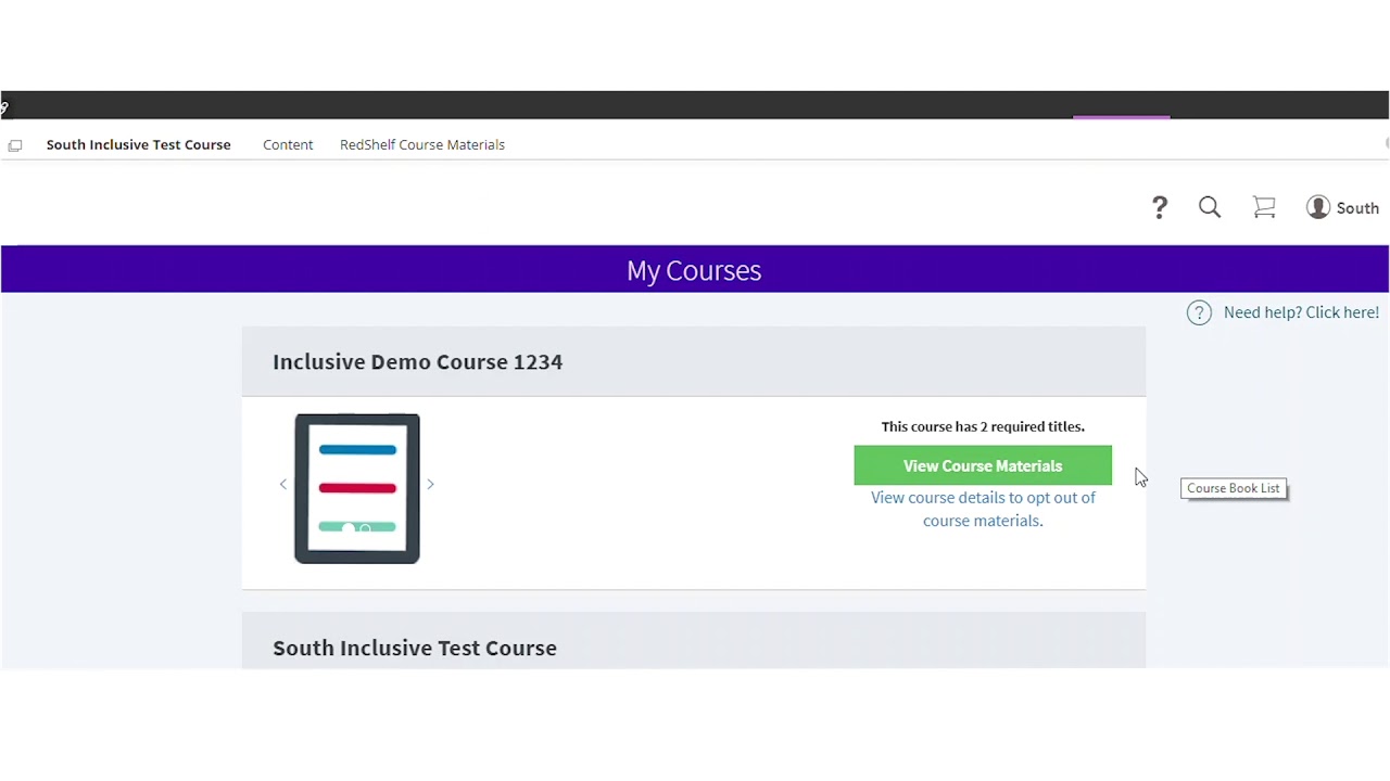 Blackboard (Students) - Third Party Content: Using RedShelf to Access  Course Materials