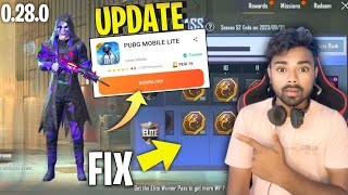 PUBG Lite New Update 0.28.0 🥳🥰| Pubg Lite Wp Glitch Fix | Features | Pubg Lite Update Today | Live