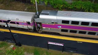 Saturday Evening Trains on the MBTA Needham Line 