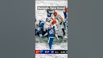 Thumbnail of Bengals fans chanting WHO DEY!!! In Buffalo