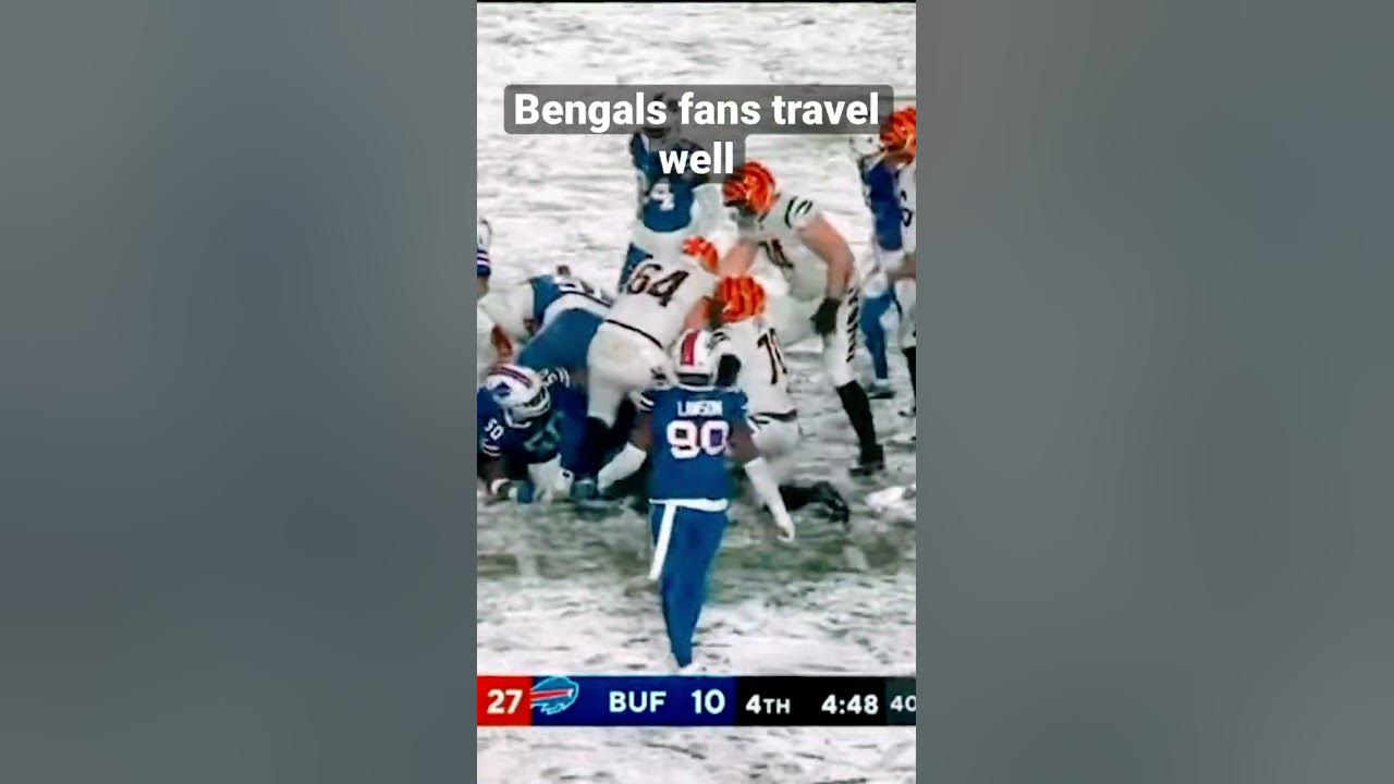 Bengals fans chanting WHO DEY!!! In Buffalo