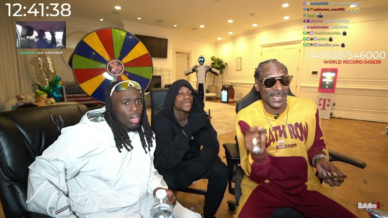 Kai Cenat SHOCKED AT How Fast Snoop Dogg Can ROLL A BL***T!
