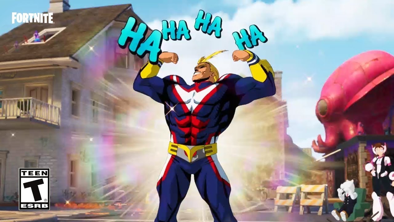 Fortnite My Hero Academia Emote - Symbol of Peace & Hero Analysis Trailer