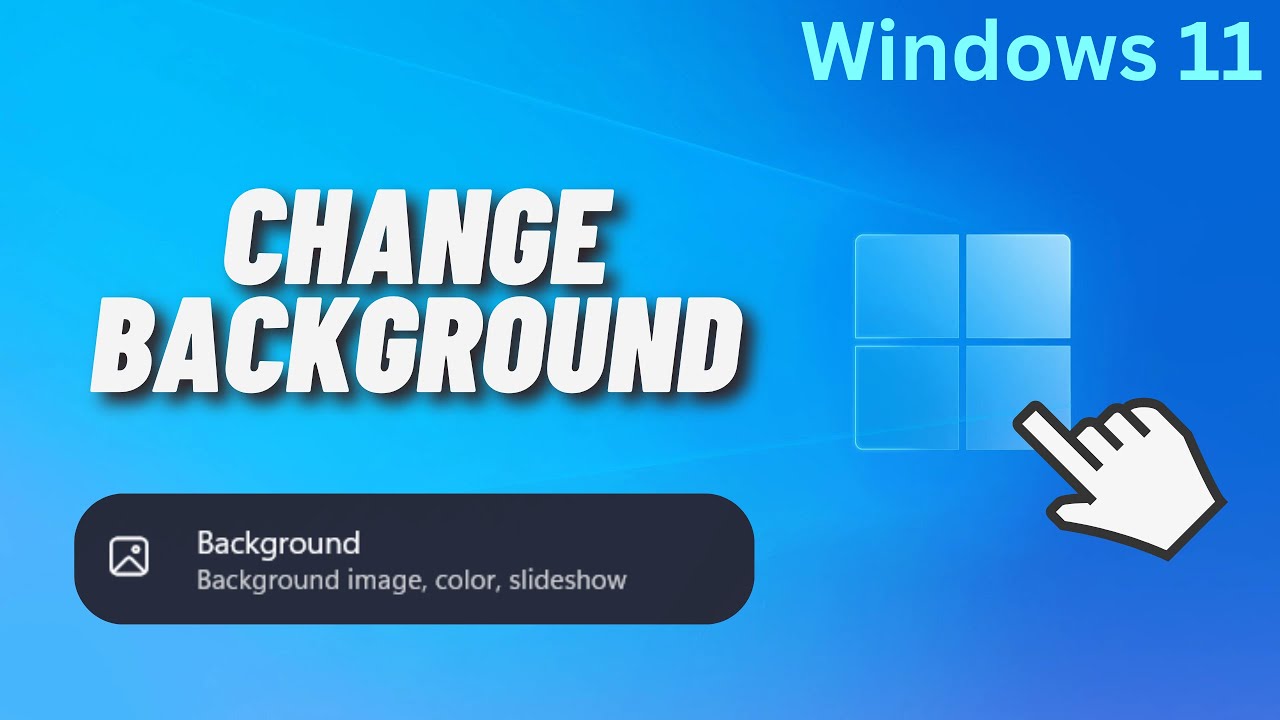 How to change desktop background on Windows 11 - YouTube