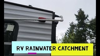 RV Rainwater Catchment Prototype #rvlife #justfurthehealthofit