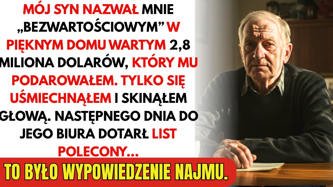 Syn powiedział, że tylko jem i nic nie pomagam — więc sprzedałem dom za 2,8 miliona.#historieżycia