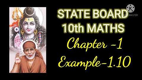 TN ( samacheer kalvi ) 10th maths chapter-1, EXAMPLE-1.10  Relation and Functions.