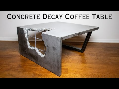 Making A Broken Concrete Coffee Table On Purpose And Metalworking You - Concrete Resin Top Coffee Table Making A Broken Concrete Coffee Table On Purpose And Metalworking You - Concrete Resin Top Coffee Table