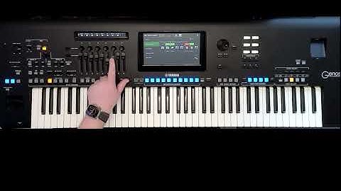 How to make a style using your Yamaha Genos Part 1