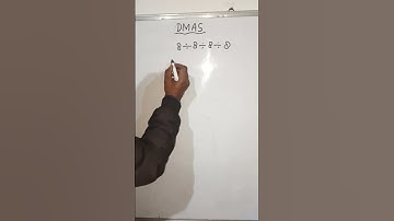 DMAS Simplification Under 5 Seconds with a Trick #simplictiontricks