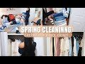 Spring Cleaning + Organizing/Decluttering My Closet