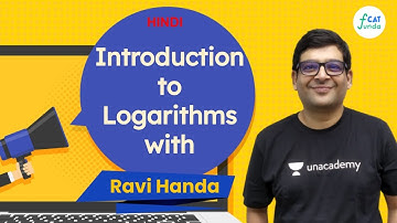 Quant Prep - Introduction to Logarithms (Hindi) l CAT 2021 l CAT FUNDA l Ravi Handa