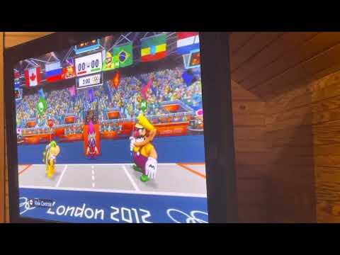 Mario Sonic At The London 2012 Fencing Wario Vs Waluigi Vs Donkey Kong Bowser Jr Fails