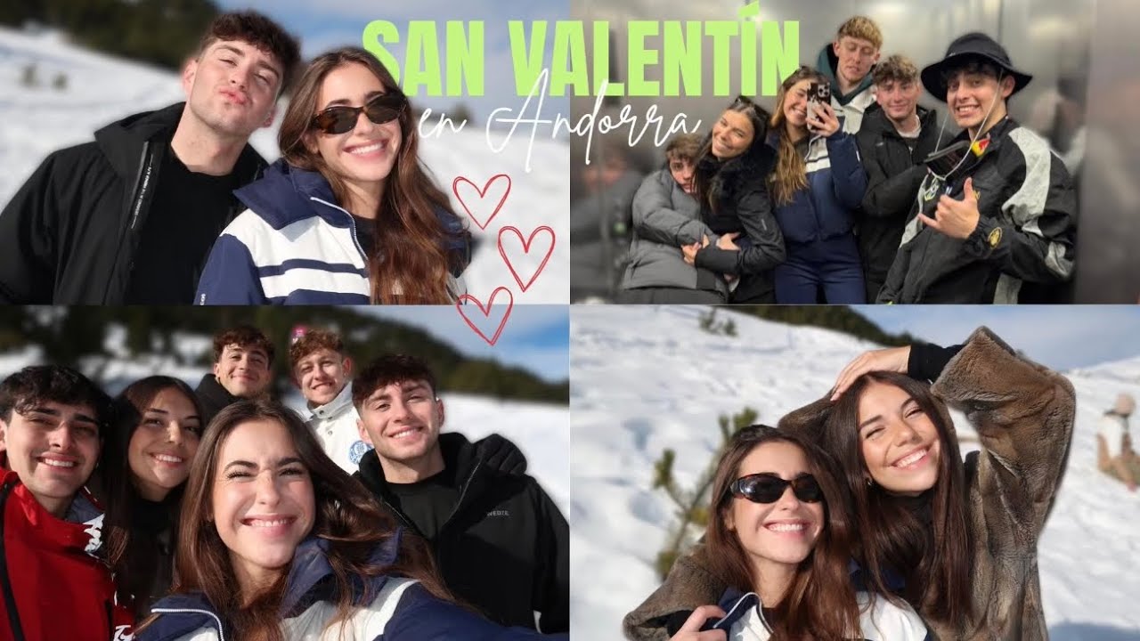 SAN VALENTÍN EN ANDORRA CON AMIGOS!!!❤️🥰 con Marina Barrial
