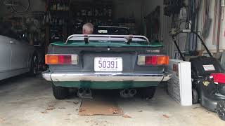 1973 Triumph TR6 Cold Start