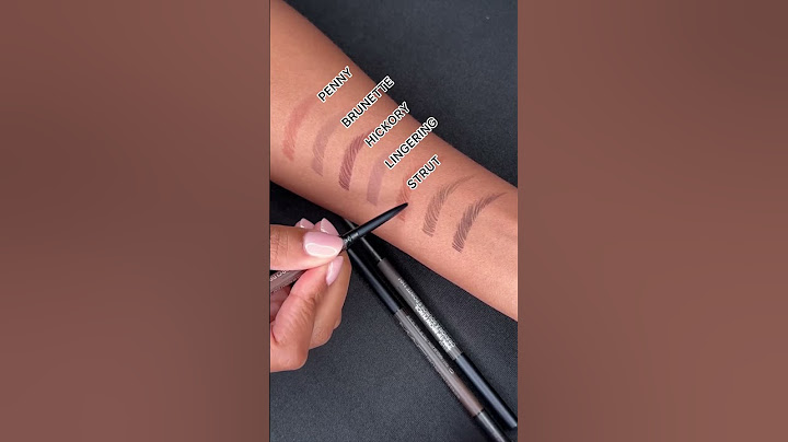 Which colour of Pro Brow Definer 1mm-Tip Brow Pencil is for you? #MACBrowDefiner