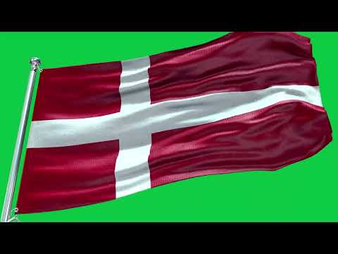 🚩Denmark Flag Waving