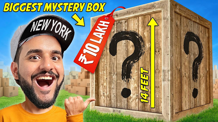 I ordered INDIA’s Largest Mystery Box
