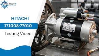Hitachi 171008-77010 Marine Air Starter Testing & Pinion Spin Run | Oceantech Marine Services 