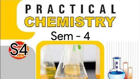 Kerala University BSc Botany previous questions -  CHEMISTRY PRACTICAL -  ( Sem - 4 )