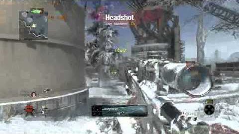 Black Ops L96A1 Sniper Rampage on Array #2