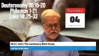 09 01 2022 The Lectionary Bible Study