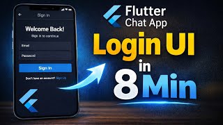 Flutter Login UI Tutorial | Sign In Page Design | Flutter Chat App #1