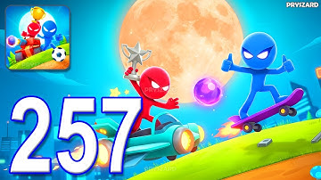 Stickman Party - Gameplay Part 257 Random Funny MiniGames 1 2 3 4 Plyer Free New Update Adventure