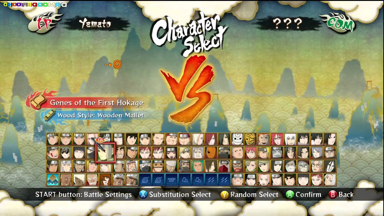 naruto ultimate ninja storm 4 character list xbox 360