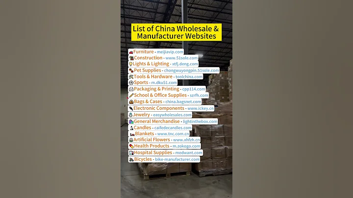 List of China Wholesale & Manufacturer Websites #importfromchina