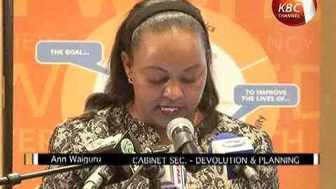 Waiguru warns over population explosion