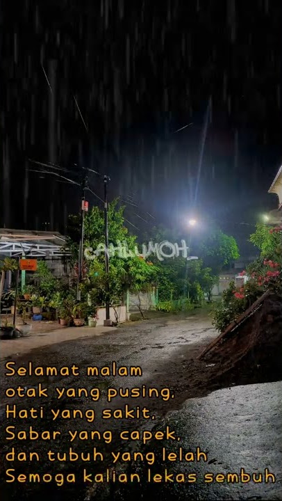 Story WA Hujan 30 detik