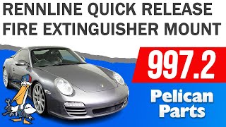 Porsche 997.2 Carrera Rennline Quick Release Fire Extinguisher Mount 2009-12