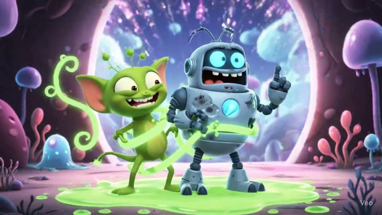 Alien Robo s Chaotic Planet Adventure