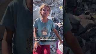 Palestinian Girl Loses Her Family and Her Shelter in Israel’s Gaza City Invasion