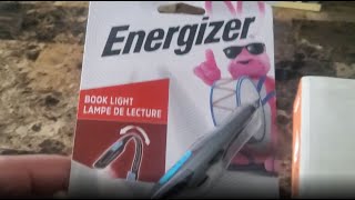 Energizer Book Light Unboxing And First Use