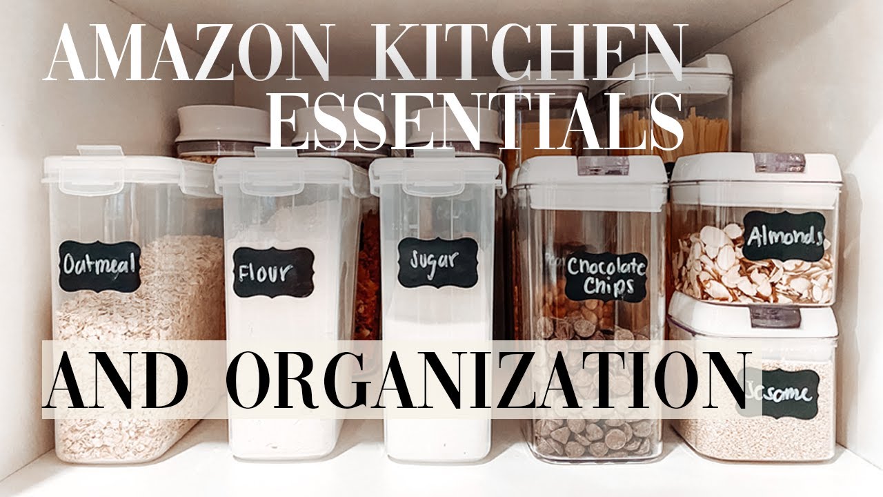 AMAZON KITCHEN MUST HAVES + Organize My Kitchen with Me