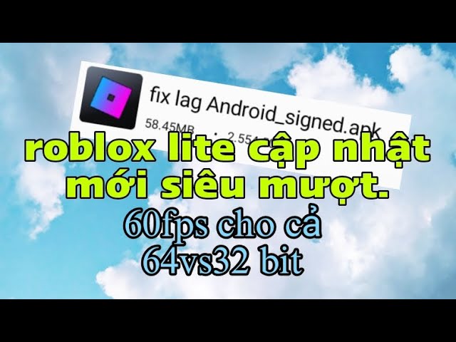 ROBLOX LITE✓]NOVA ATUALIZAÇÃO DO ROBLOX LITE PARA ANDROID📲tire seu lag  agora!! 