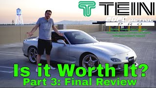 Mazda RX-7 Tein Coilover EDFC System - Is it worth it? Part 3