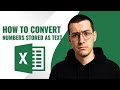 How to Convert Numbers Stored as Text in Excel (Fast &amp; Easy Fix)
