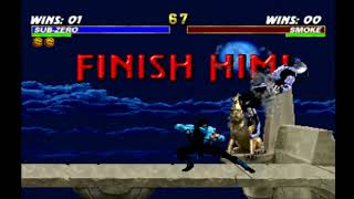 Klassic Sub-Zero Infinite Kombo in Mortal Kombat Trilogy (Re-Upload)